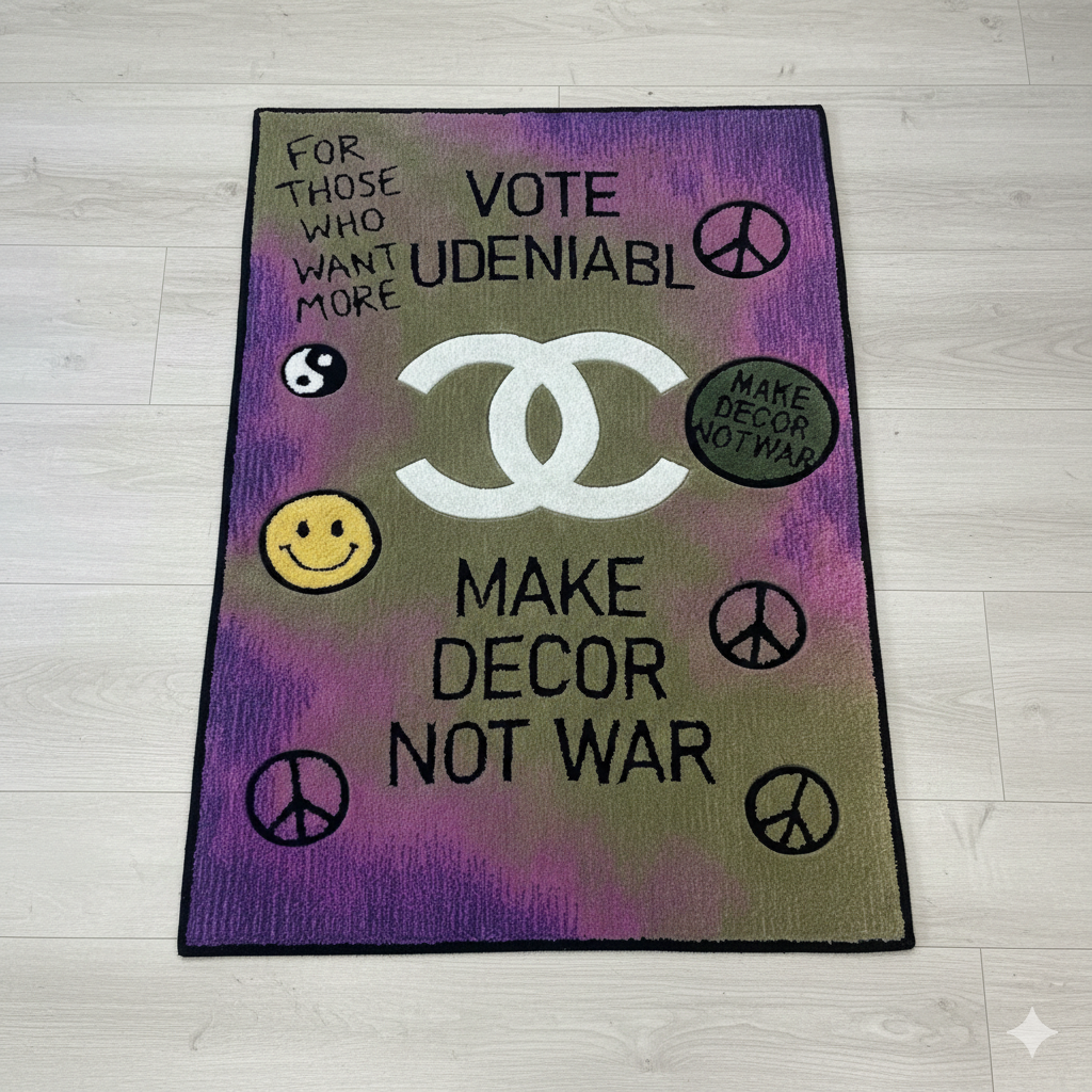 CHANEL GRAFFITI RUG