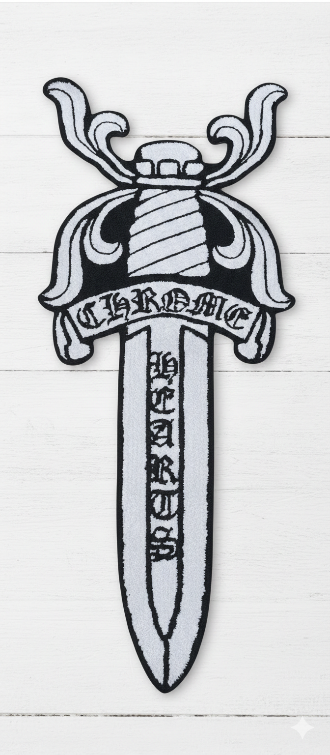 Chrome Hearts Dagger Rug