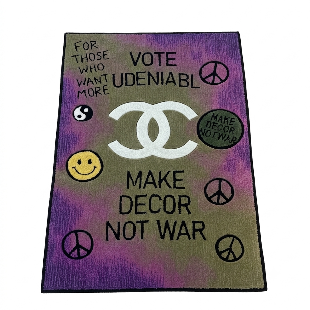 CHANEL GRAFFITI RUG