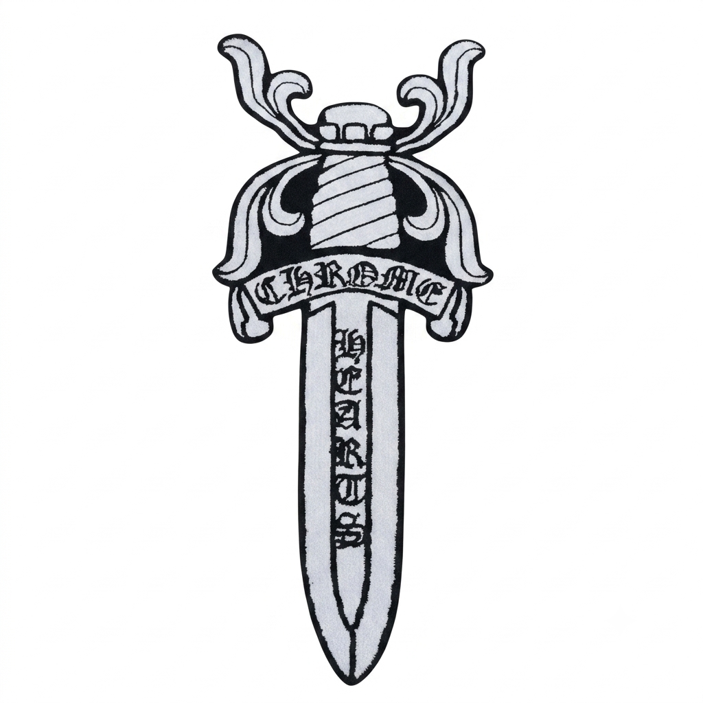 Chrome Hearts Dagger Rug