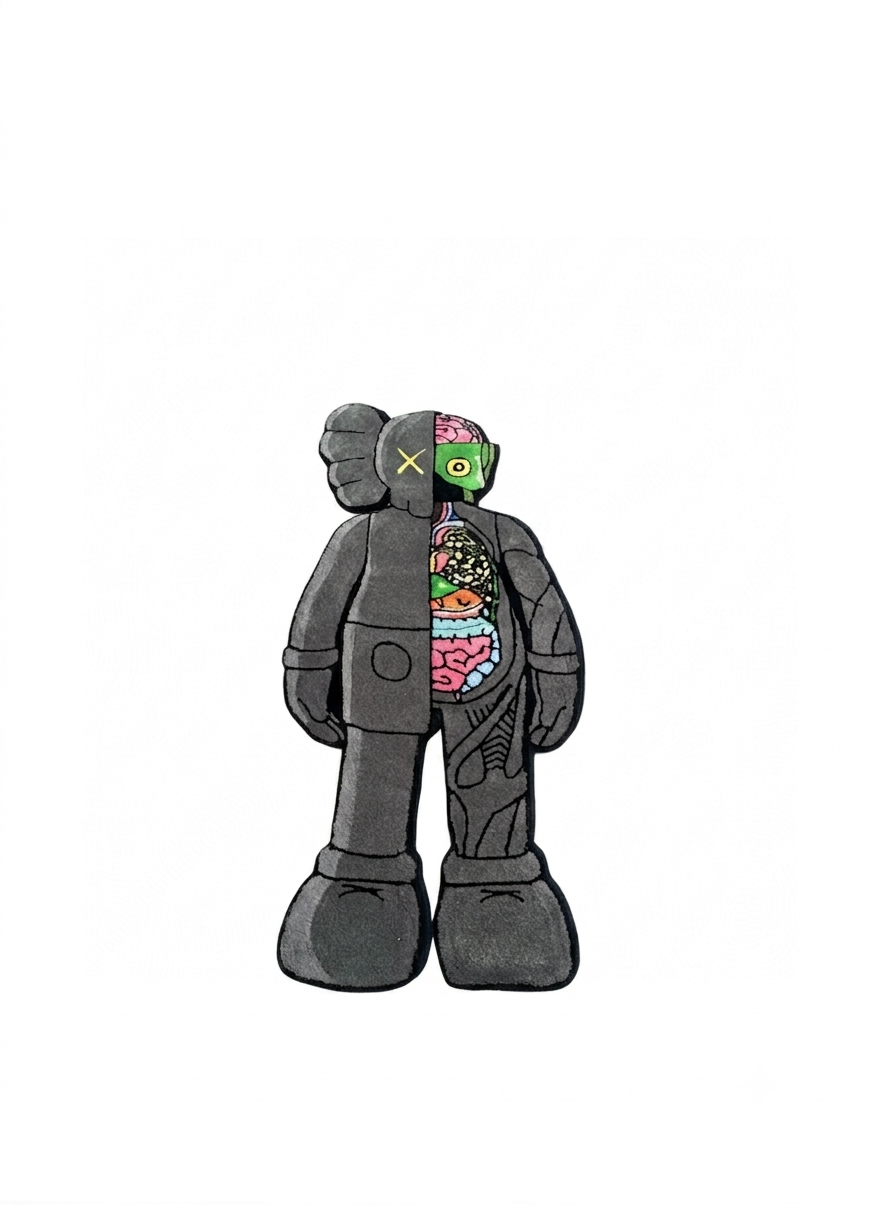 KAWS ANATOMY RUG