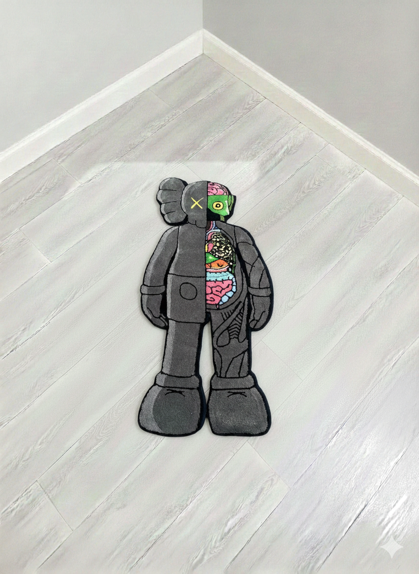 KAWS ANATOMY RUG